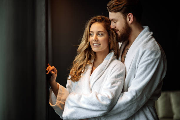 istock Couple enjoying wellness weekend 945474024