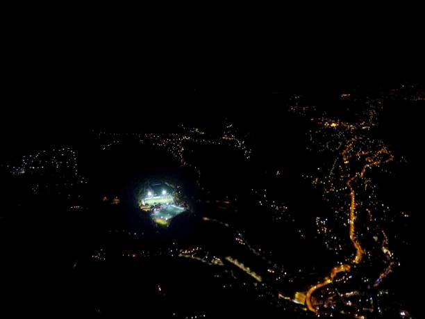 istock Football Stadium at night 945483010