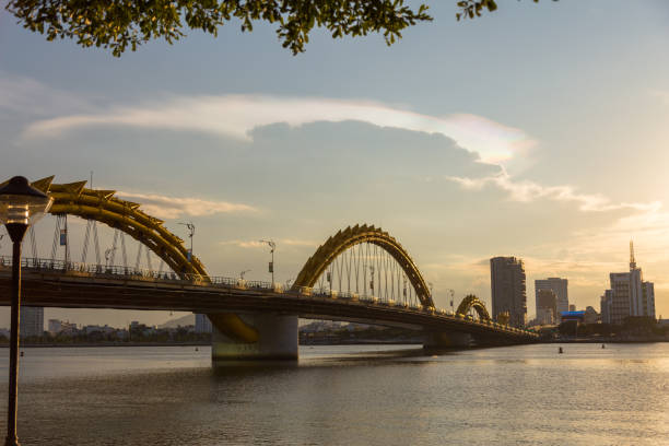 istock Dragon Bridge in Danang city. Vietnam 945484038