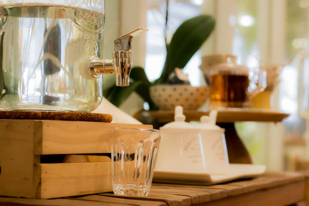 istock Glass  dozen water  for customer service 945500762