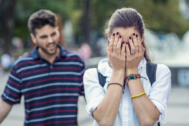 istock Couple arguing on the street 945514806