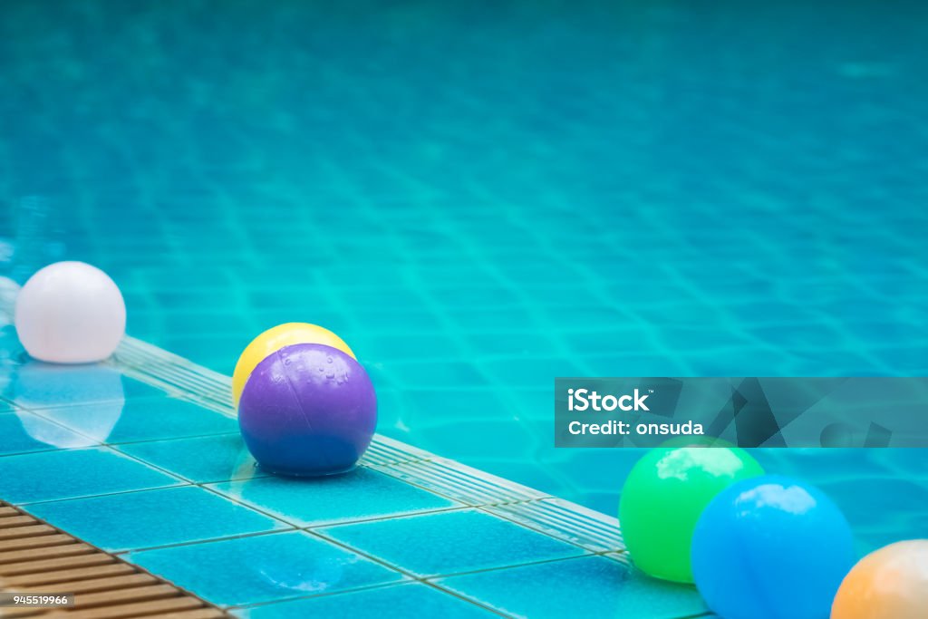 Object Ball Inpool Plastic Balls In Pool Stock Photo - Download Image Now - Activity, Blue ...