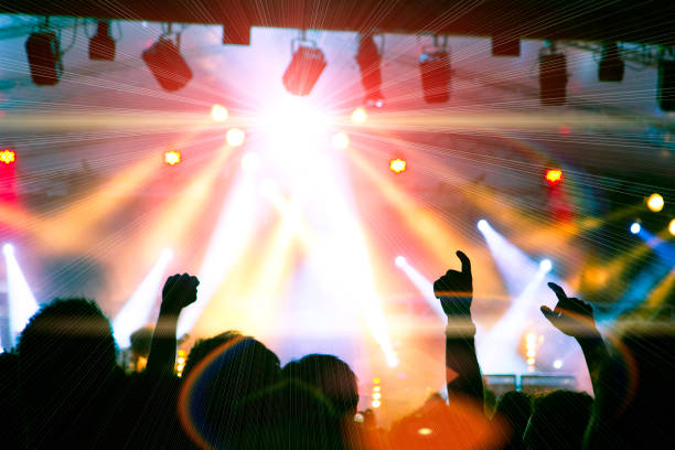 istock Concert arena crowded with fans 945525574