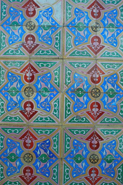 istock Traditional Portuguese azulejo tile designs 945527948