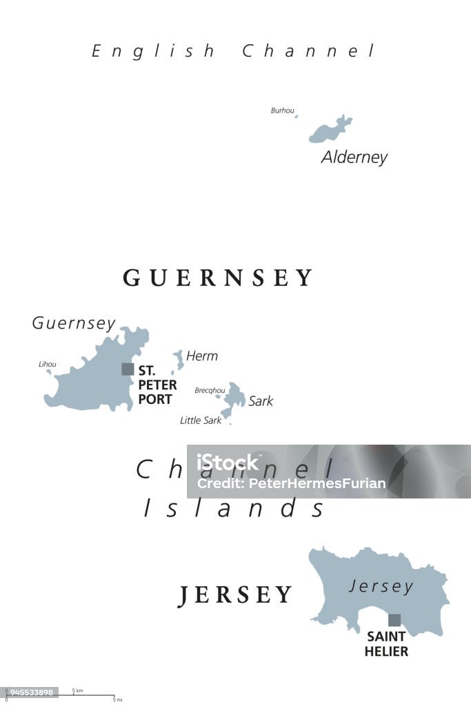 Solo haz Rechazar trabajo Ilustración de Guernsey Y Jersey Channel Islands Mapa Político Gris y más  Vectores Libres de Derechos de Mapa - iStock