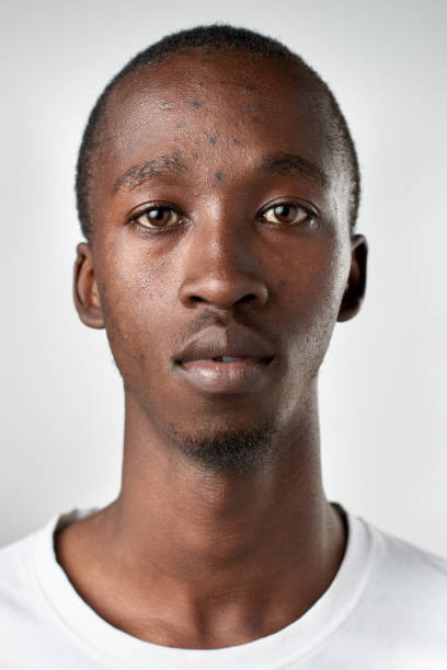 istock Studio portrait of African man for ID passport 945571244