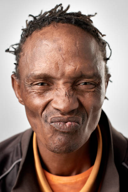 istock Studio portrait of African man making a silly expression 945574278