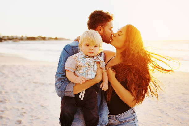 istock Growing up with loving parents, priceless 945575104