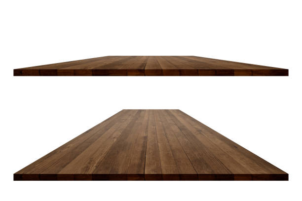 istock Rustic wooden table vintage with clipping mask 945575212