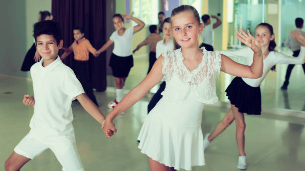 istock Children  enjoying of partner dance 945577426
