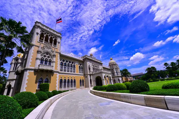 Thai Government House Santi Maitri Building, Thai Khu Fah Mansion in Bangkok, Thailand