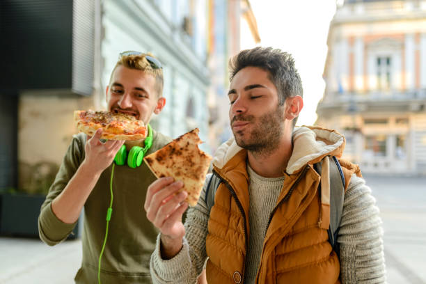 Pizza time stock photo