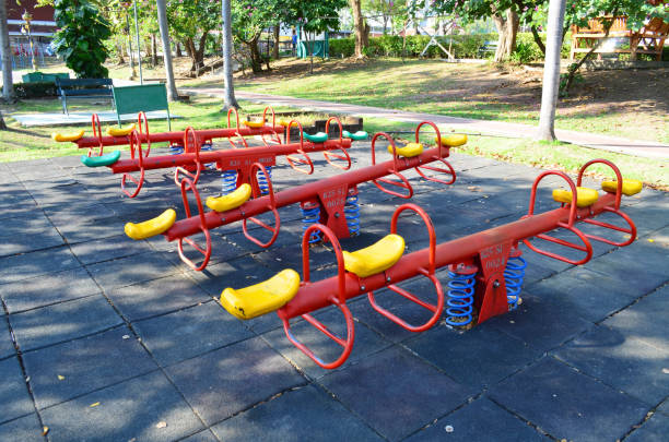istock Colorful Children Playground 945634892
