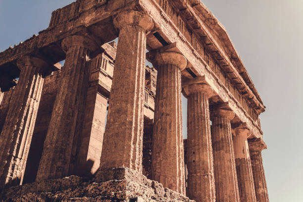 Ancient greek temple in Selinunte (Sicily).