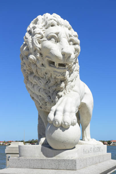 istock Bridge Of Lions Statue - St. Augustine - Florida 945636032