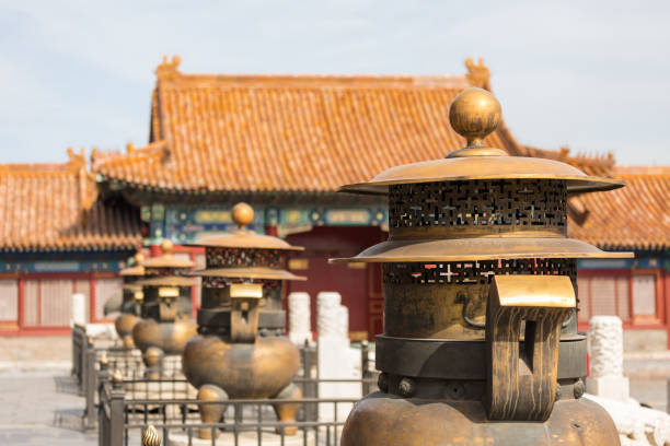 Beijing Forbidden City censer close-up
