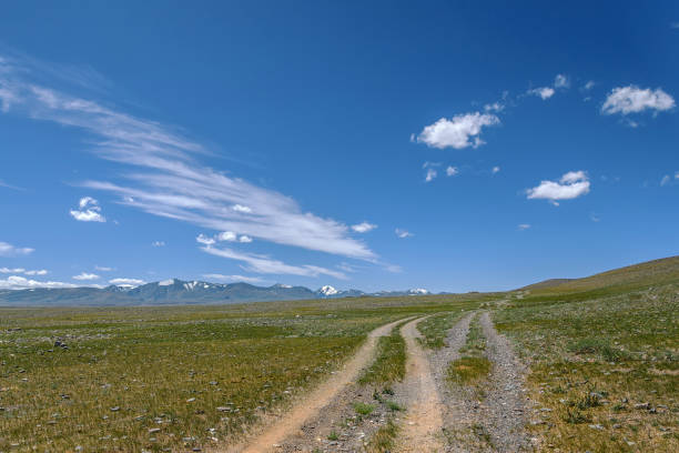 istock road gravel steppe mountains sky 945656764