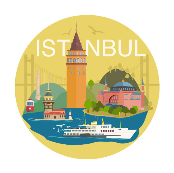 ilustrações, clipart, desenhos animados e ícones de cidade de istambul - património mundial da unesco