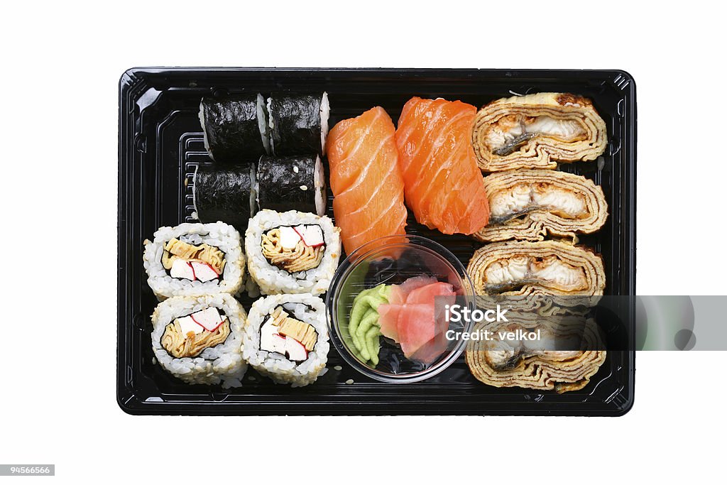 Maki caixa - Royalty-free Alimentação Saudável Foto de stock