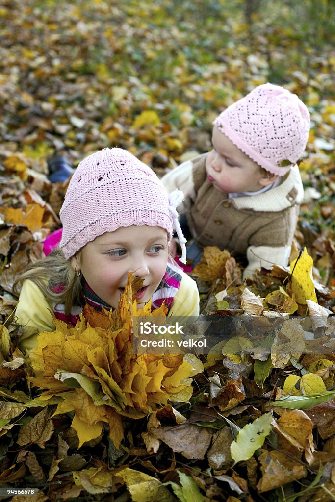 Sisters in a park  Activity Stock Photo