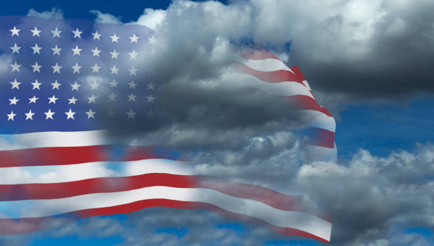 istock usa flag isolated in white background - 3d rendering 945667008