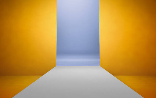 istock Empty catwalk background for fashion shots 945707420