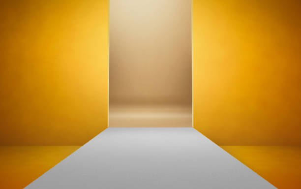 istock Empty catwalk background for fashion shots 945707436