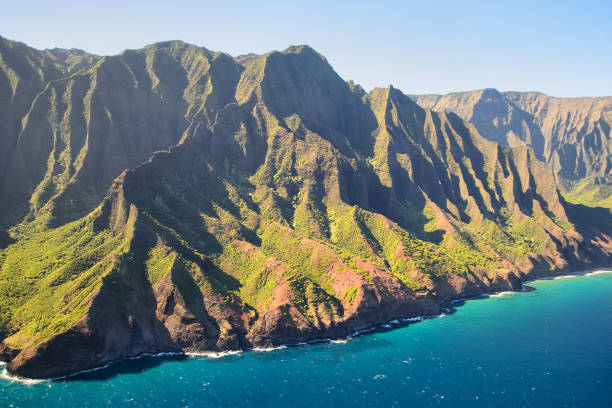 istock Hawaii: Na Pali Coast State Wilderness Park seen from above 945720726