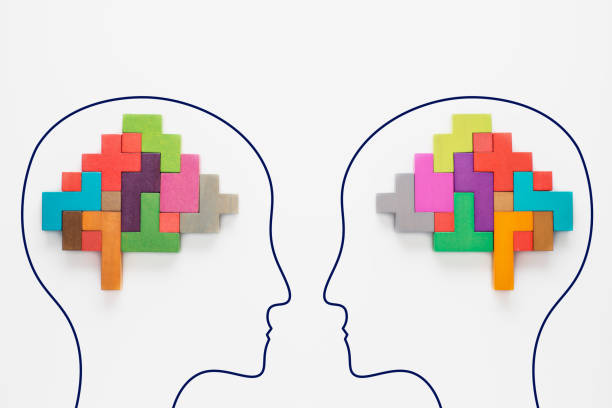istock Colourful shapes of abstract brain 945724542