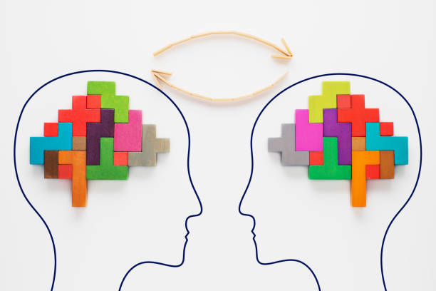 istock Colourful shapes of abstract brain 945724562