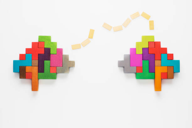 istock Colourful shapes of abstract brain 945724572