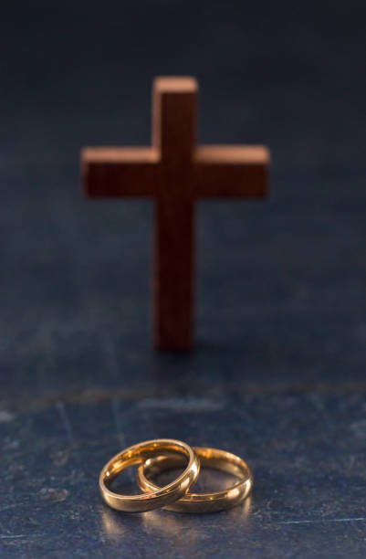 istock Set of Wedding Rings 945725828