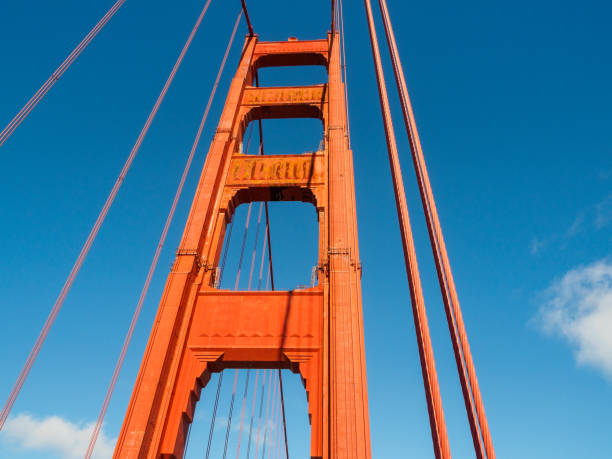 istock Golden Gate Bridge Pillar in San Francisco, California 945738264