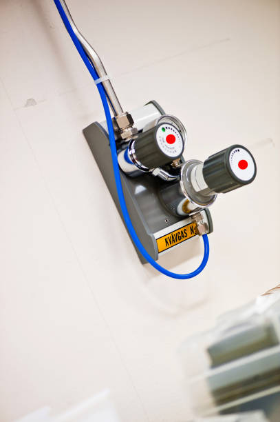 istock Measurement and Instrumentation Device: Nitrogen Gas Adjustment (Precision) Knob 945791830