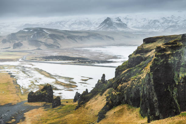 istock Landscape of Black Sand Beach. Iceland 945800790