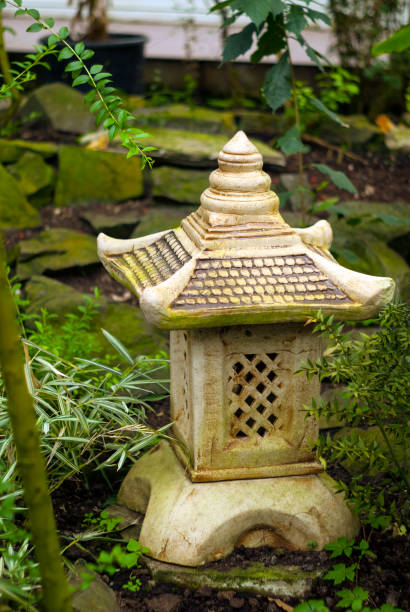 istock decorative garden lantern toro in Japanese style 945830808