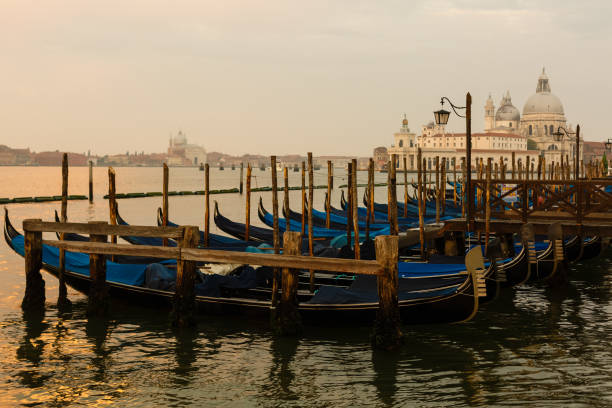 istock Gondolas of Venice in the morning light. Italy. 945832988