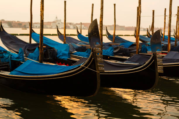 istock Gondolas of Venice in the morning light. Italy. 945838470