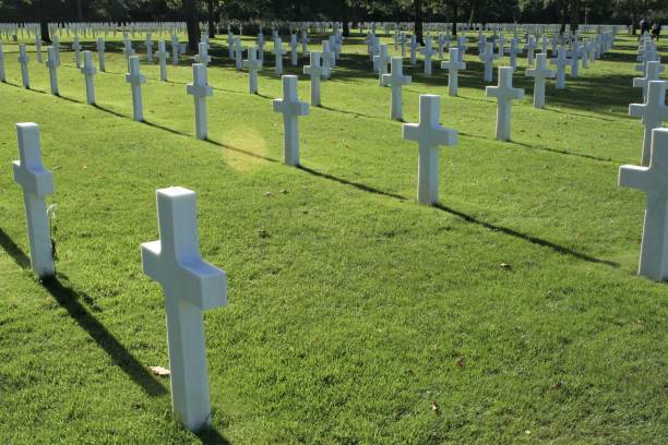 istock White crosses at the American Cemetery in Normandy 945838490
