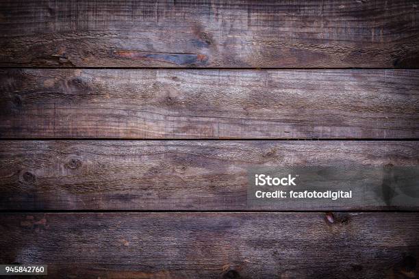 Old Wooden Plank Stock Photo - Download Image Now - Wood - Material, Table, Textured