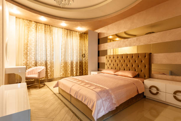 Empty room at the luxury hotel
