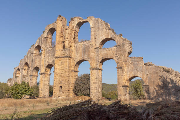 istock Aqueducts in Aspendos Antalya, Turkey. 945861012