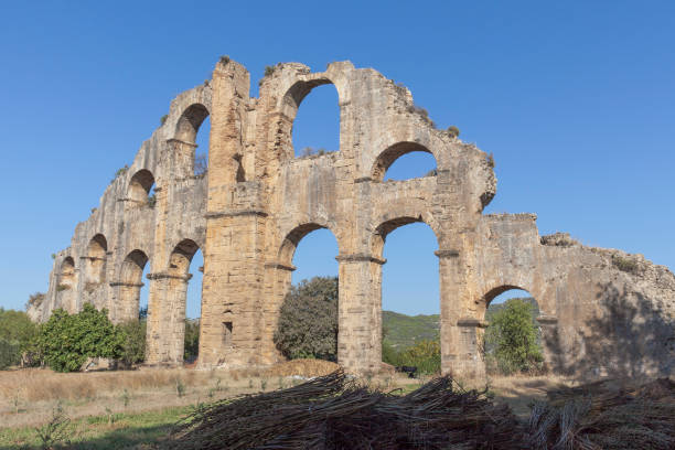 istock Aqueducts in Aspendos Antalya, Turkey. 945861260