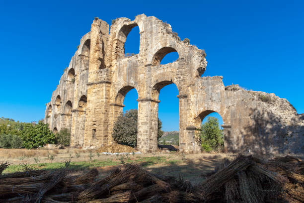istock Aqueducts in Aspendos Antalya, Turkey. 945861882