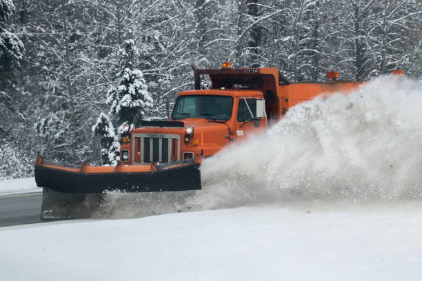 istock snow plow on the road 945885334