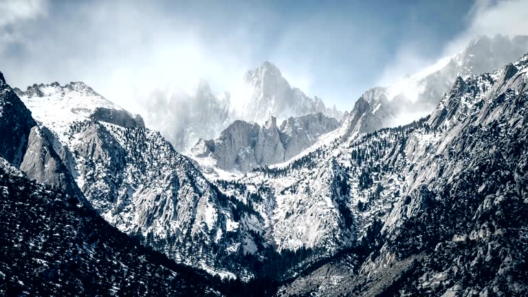 Mt. Whitney Eastern Sierra Time lapse