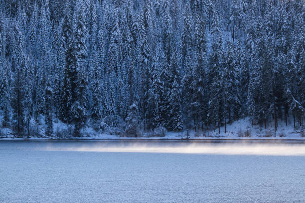 istock winter in Lake Coeur d' Alene, Idaho 945888596