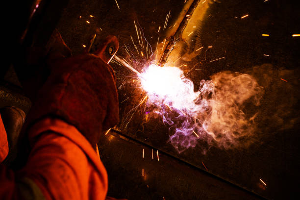 istock Inferno flying out a high precision blow torch 945897902