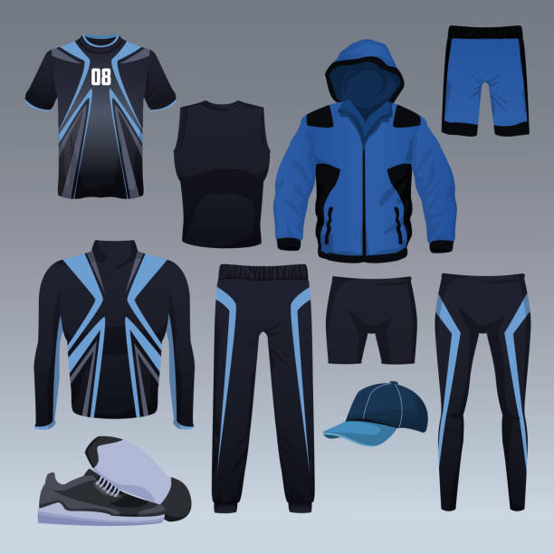 istock Set of sport wear collection 945917168