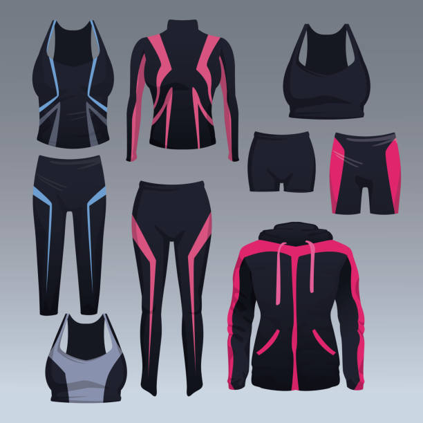 istock Set of sport wear collection 945917630